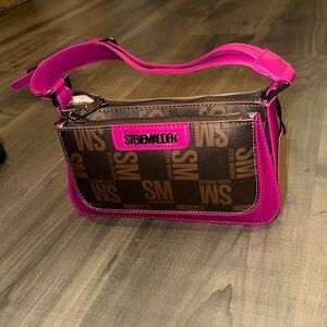 Steve Madden Pink and Brown Women's Bag